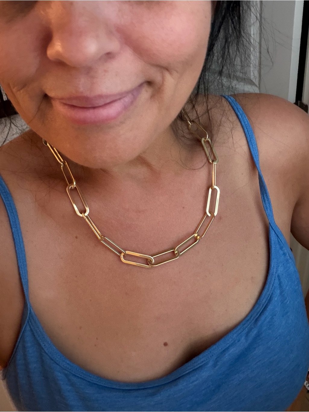 Baublebar Gold Hera Necklace Paper Clip Style - Great For Layering — image 4 of 5